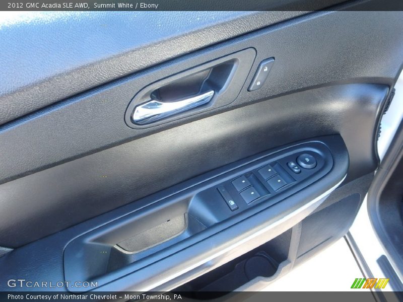 Summit White / Ebony 2012 GMC Acadia SLE AWD