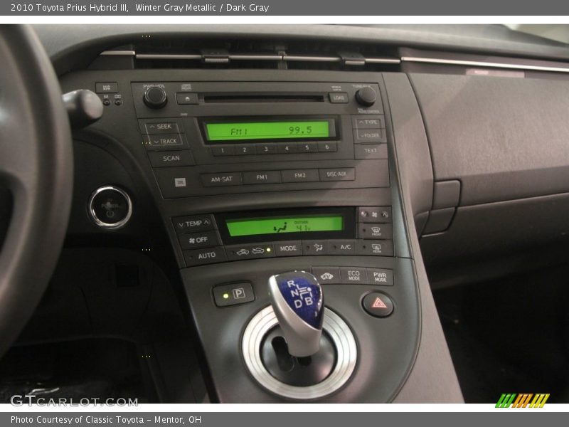 Winter Gray Metallic / Dark Gray 2010 Toyota Prius Hybrid III