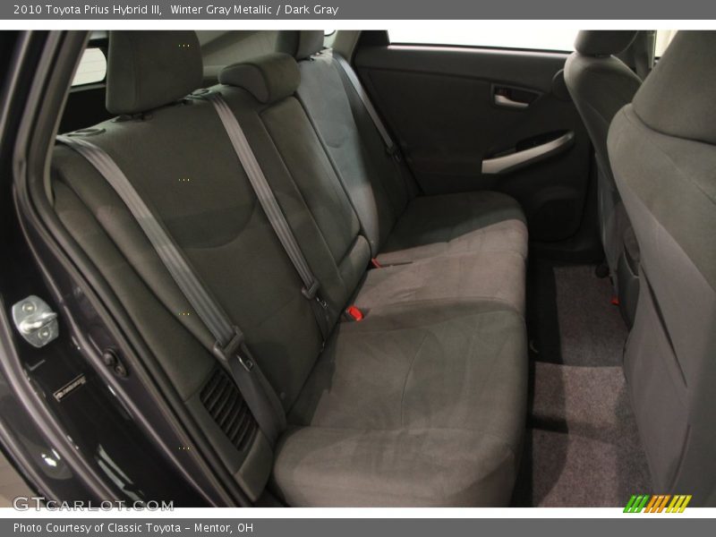 Winter Gray Metallic / Dark Gray 2010 Toyota Prius Hybrid III