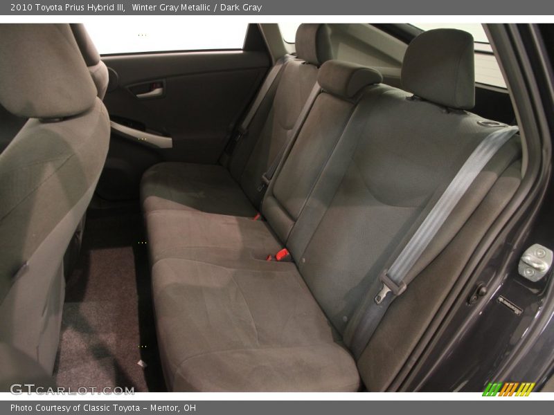 Winter Gray Metallic / Dark Gray 2010 Toyota Prius Hybrid III