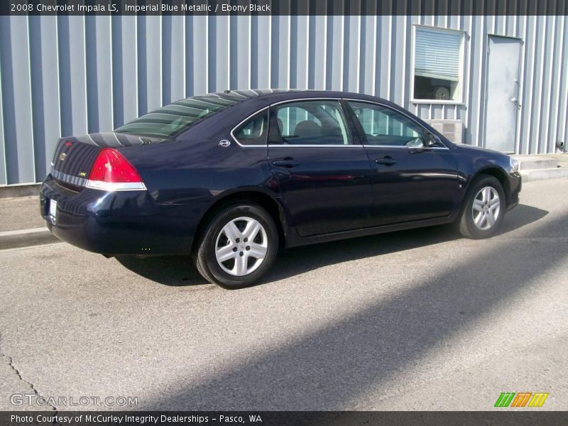Imperial Blue Metallic / Ebony Black 2008 Chevrolet Impala LS