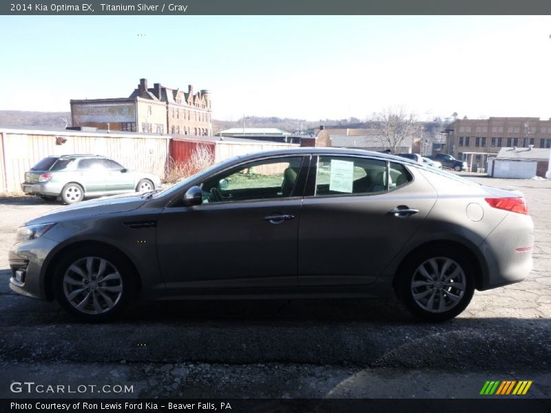 Titanium Silver / Gray 2014 Kia Optima EX