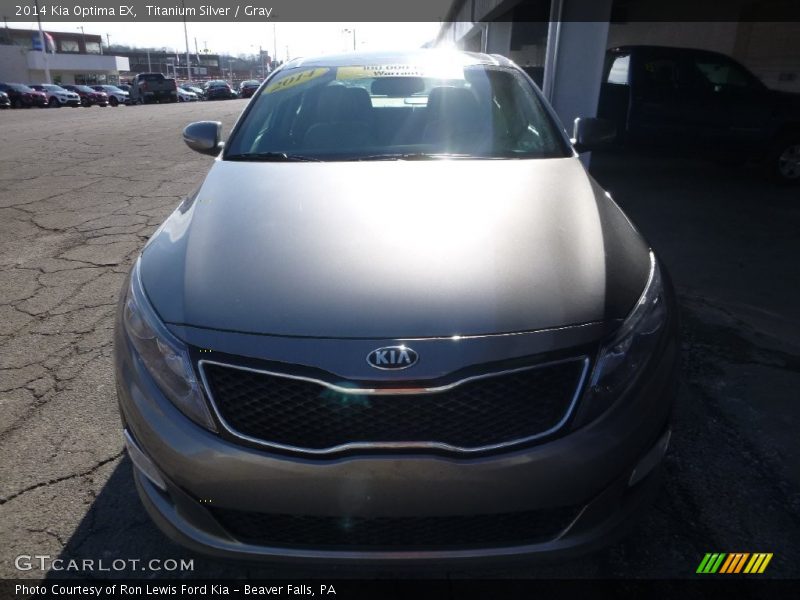 Titanium Silver / Gray 2014 Kia Optima EX