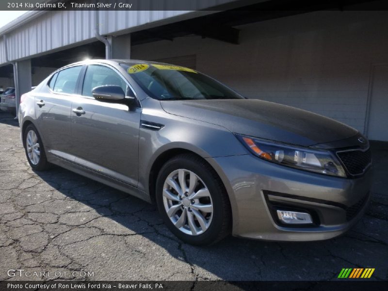 Titanium Silver / Gray 2014 Kia Optima EX