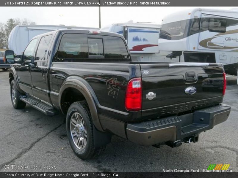 Shadow Black / King Ranch Mesa/Black 2016 Ford F250 Super Duty King Ranch Crew Cab 4x4
