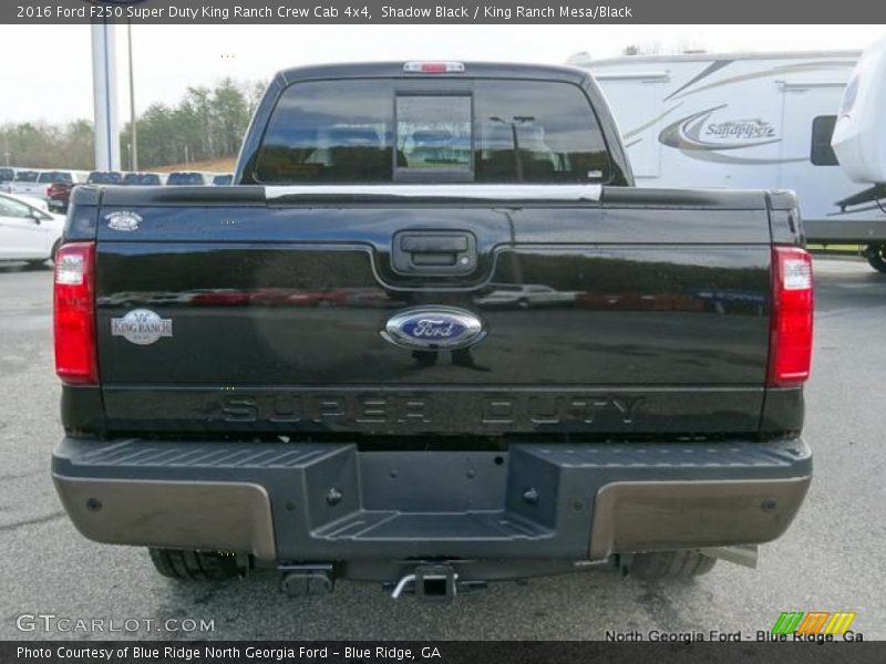 Shadow Black / King Ranch Mesa/Black 2016 Ford F250 Super Duty King Ranch Crew Cab 4x4