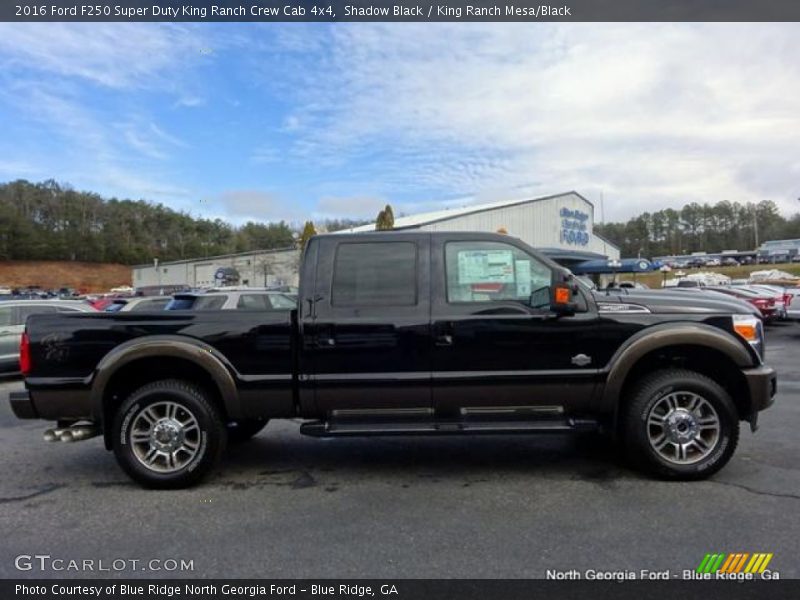 Shadow Black / King Ranch Mesa/Black 2016 Ford F250 Super Duty King Ranch Crew Cab 4x4