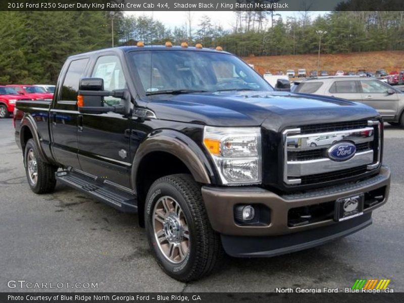 Shadow Black / King Ranch Mesa/Black 2016 Ford F250 Super Duty King Ranch Crew Cab 4x4