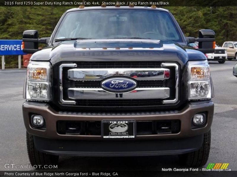 Shadow Black / King Ranch Mesa/Black 2016 Ford F250 Super Duty King Ranch Crew Cab 4x4