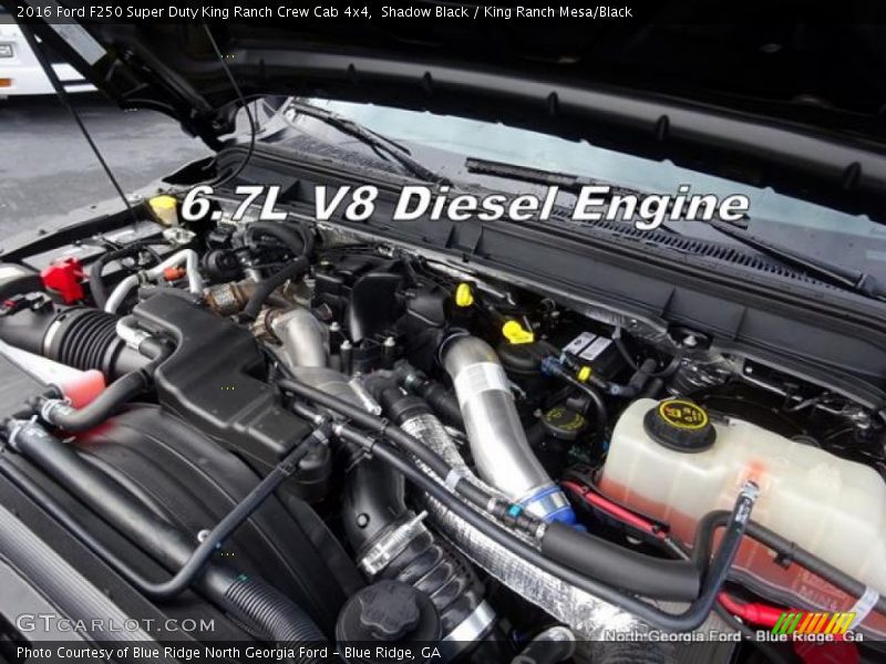 Shadow Black / King Ranch Mesa/Black 2016 Ford F250 Super Duty King Ranch Crew Cab 4x4