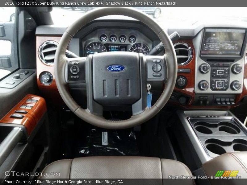 Shadow Black / King Ranch Mesa/Black 2016 Ford F250 Super Duty King Ranch Crew Cab 4x4