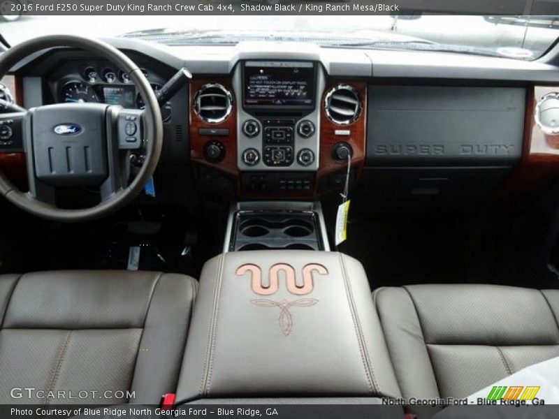 Shadow Black / King Ranch Mesa/Black 2016 Ford F250 Super Duty King Ranch Crew Cab 4x4