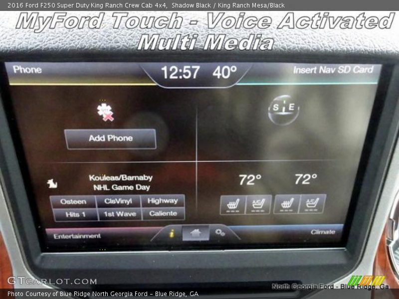 Shadow Black / King Ranch Mesa/Black 2016 Ford F250 Super Duty King Ranch Crew Cab 4x4