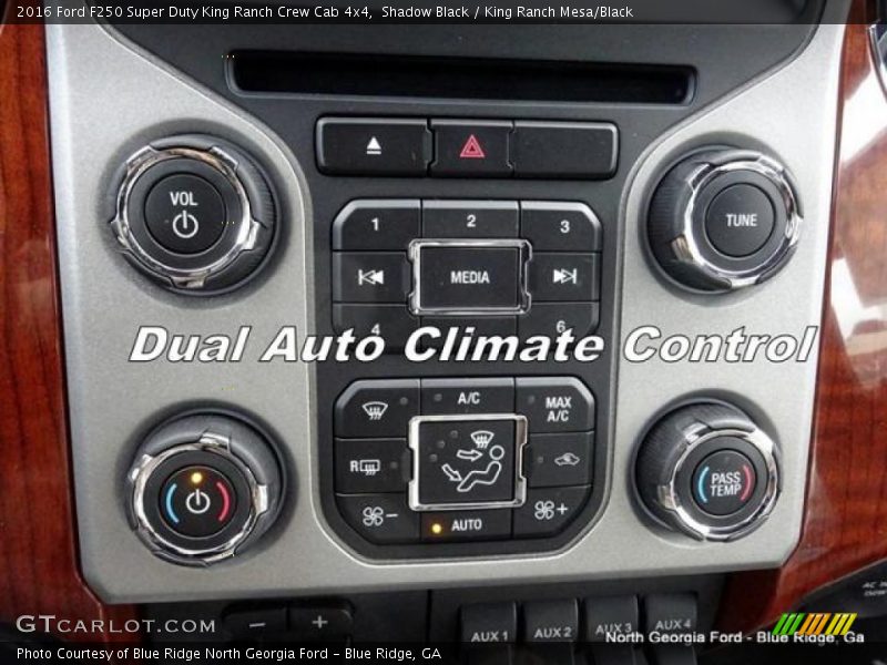 Shadow Black / King Ranch Mesa/Black 2016 Ford F250 Super Duty King Ranch Crew Cab 4x4
