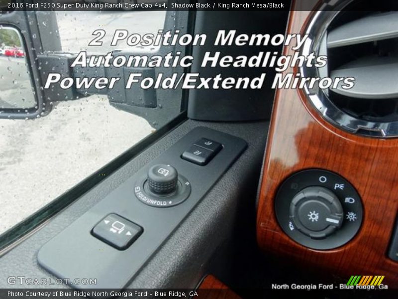 Shadow Black / King Ranch Mesa/Black 2016 Ford F250 Super Duty King Ranch Crew Cab 4x4