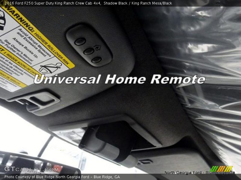 Shadow Black / King Ranch Mesa/Black 2016 Ford F250 Super Duty King Ranch Crew Cab 4x4