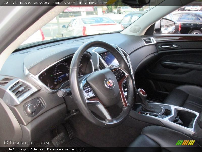 Radiant Silver Metallic / Ebony/Ebony 2013 Cadillac SRX Luxury AWD