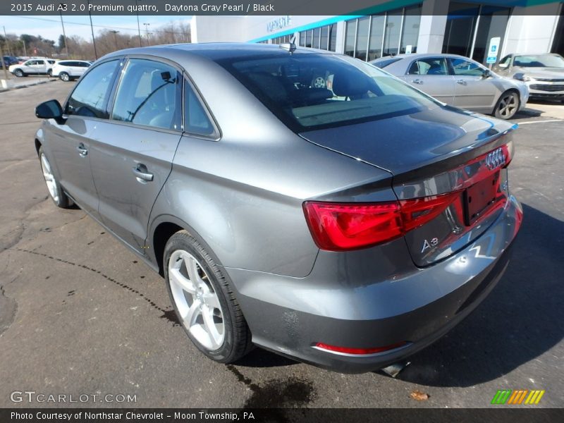 Daytona Gray Pearl / Black 2015 Audi A3 2.0 Premium quattro