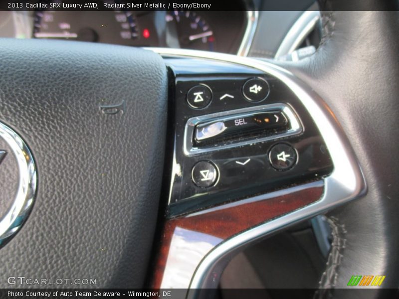 Radiant Silver Metallic / Ebony/Ebony 2013 Cadillac SRX Luxury AWD