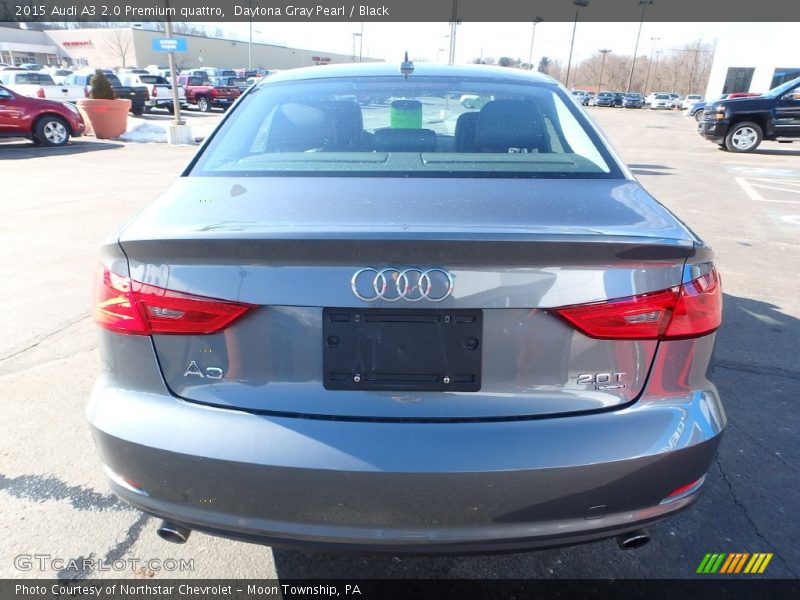 Daytona Gray Pearl / Black 2015 Audi A3 2.0 Premium quattro