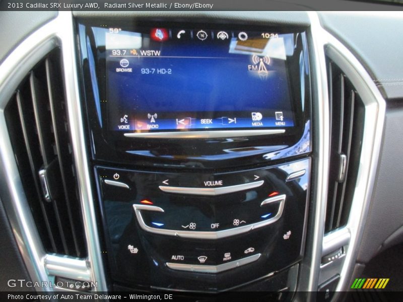 Radiant Silver Metallic / Ebony/Ebony 2013 Cadillac SRX Luxury AWD
