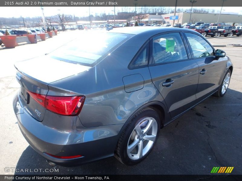Daytona Gray Pearl / Black 2015 Audi A3 2.0 Premium quattro