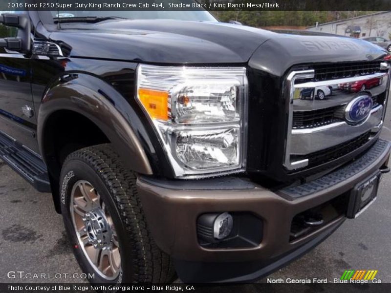 Shadow Black / King Ranch Mesa/Black 2016 Ford F250 Super Duty King Ranch Crew Cab 4x4