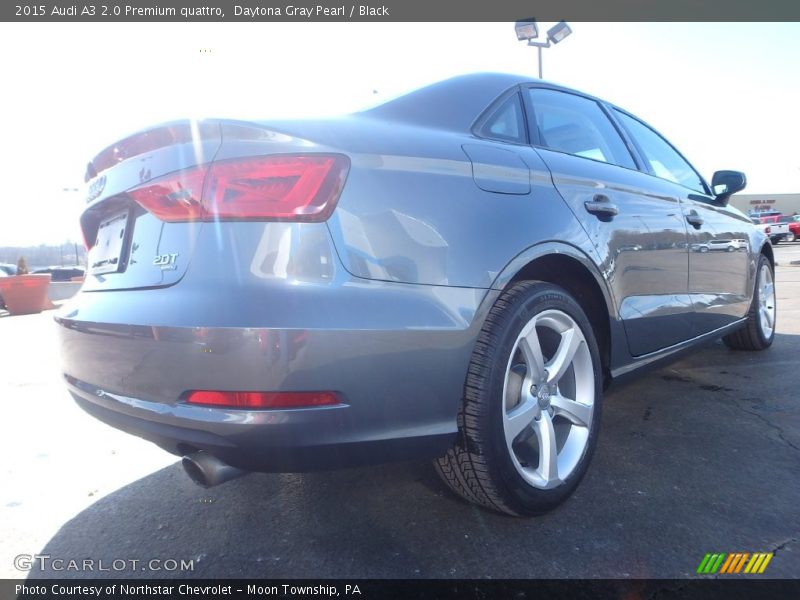 Daytona Gray Pearl / Black 2015 Audi A3 2.0 Premium quattro