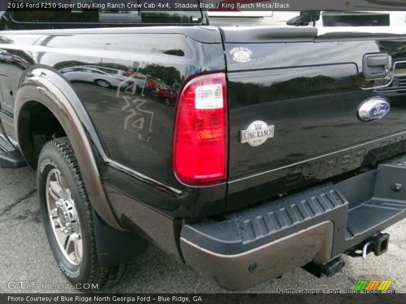 Shadow Black / King Ranch Mesa/Black 2016 Ford F250 Super Duty King Ranch Crew Cab 4x4