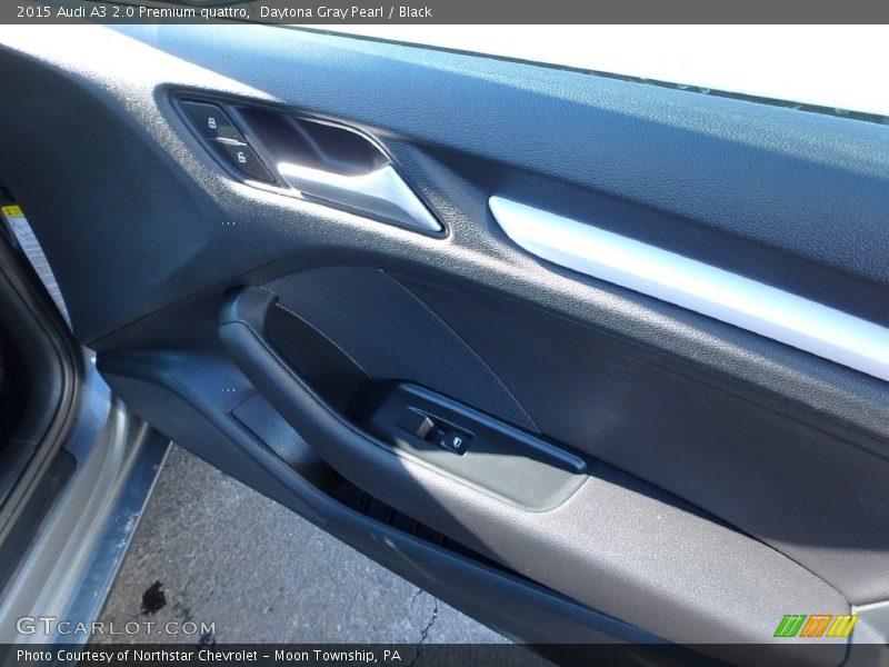Daytona Gray Pearl / Black 2015 Audi A3 2.0 Premium quattro
