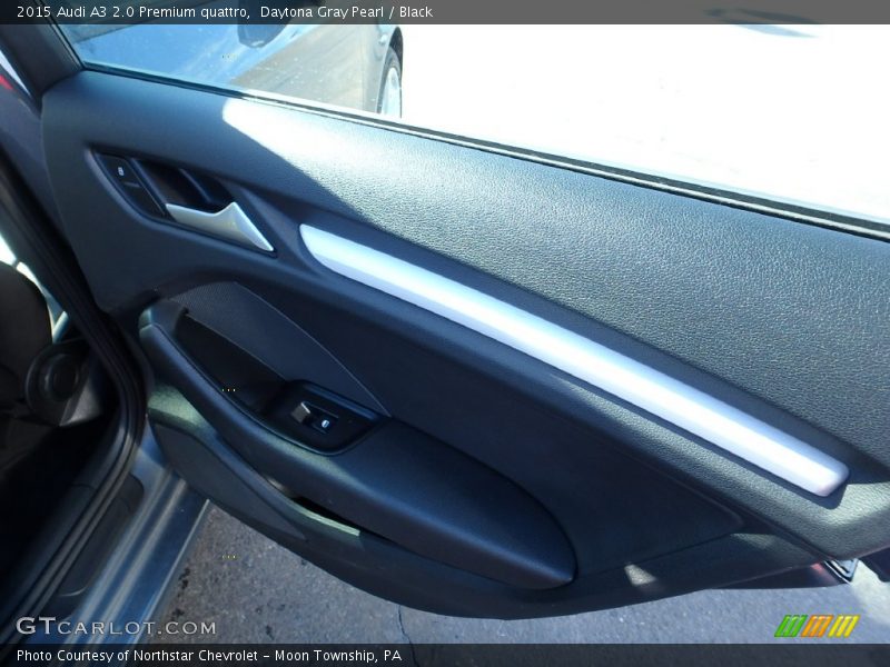 Daytona Gray Pearl / Black 2015 Audi A3 2.0 Premium quattro