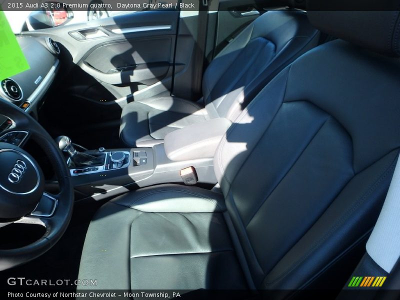 Daytona Gray Pearl / Black 2015 Audi A3 2.0 Premium quattro