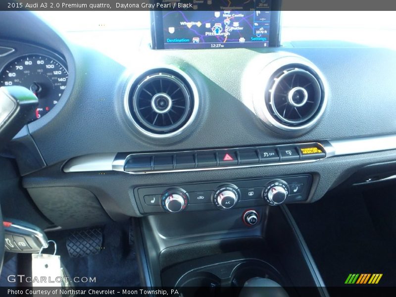Daytona Gray Pearl / Black 2015 Audi A3 2.0 Premium quattro