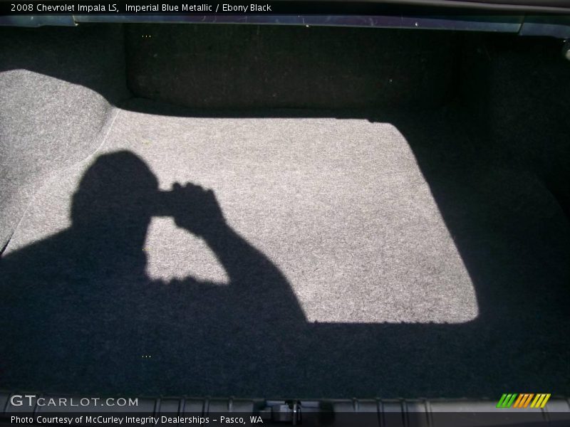 Imperial Blue Metallic / Ebony Black 2008 Chevrolet Impala LS