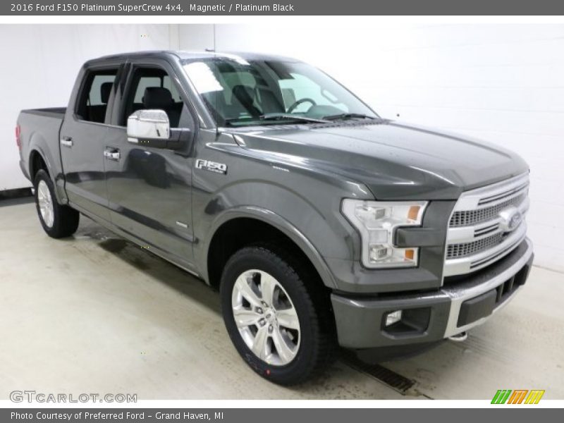 Magnetic / Platinum Black 2016 Ford F150 Platinum SuperCrew 4x4