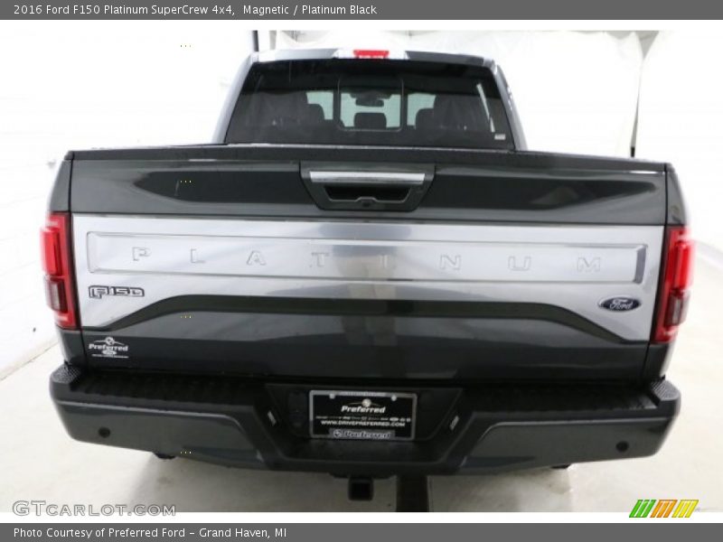 Magnetic / Platinum Black 2016 Ford F150 Platinum SuperCrew 4x4