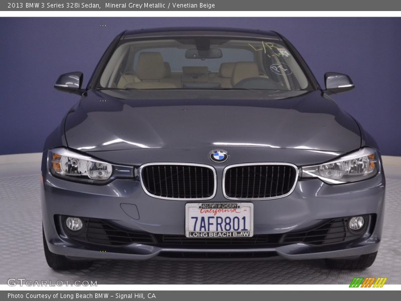 Mineral Grey Metallic / Venetian Beige 2013 BMW 3 Series 328i Sedan