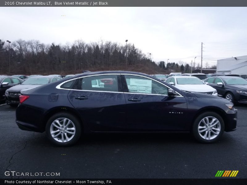 Blue Velvet Metallic / Jet Black 2016 Chevrolet Malibu LT