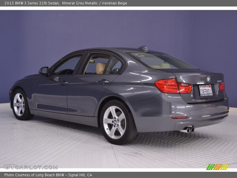 Mineral Grey Metallic / Venetian Beige 2013 BMW 3 Series 328i Sedan
