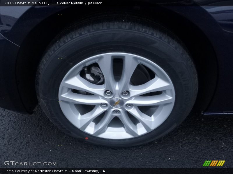 Blue Velvet Metallic / Jet Black 2016 Chevrolet Malibu LT