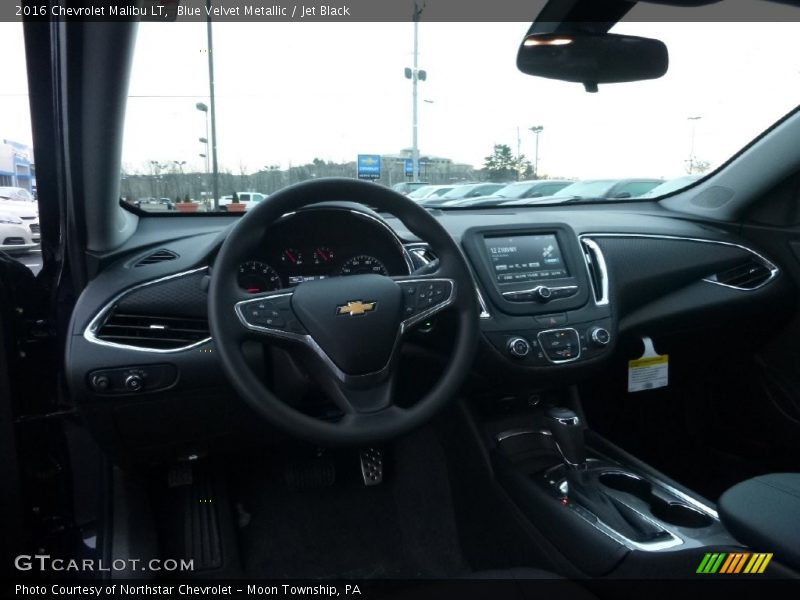 Blue Velvet Metallic / Jet Black 2016 Chevrolet Malibu LT