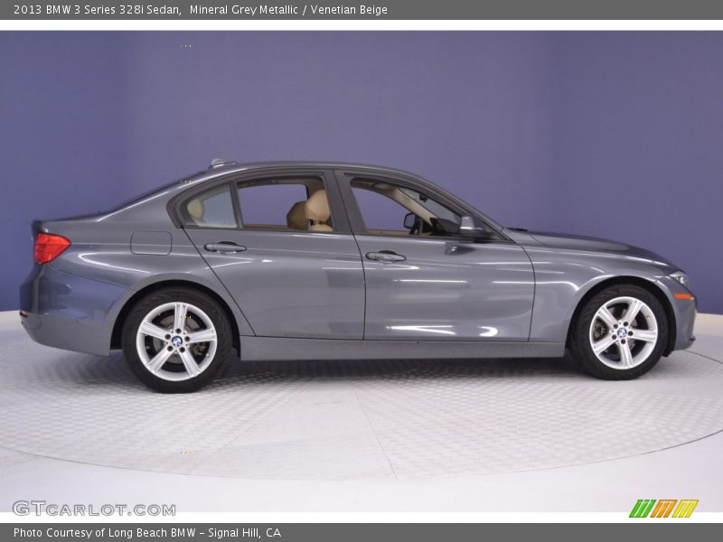 Mineral Grey Metallic / Venetian Beige 2013 BMW 3 Series 328i Sedan