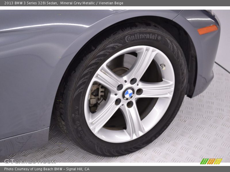 Mineral Grey Metallic / Venetian Beige 2013 BMW 3 Series 328i Sedan