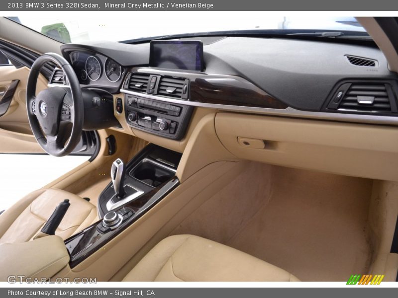 Mineral Grey Metallic / Venetian Beige 2013 BMW 3 Series 328i Sedan