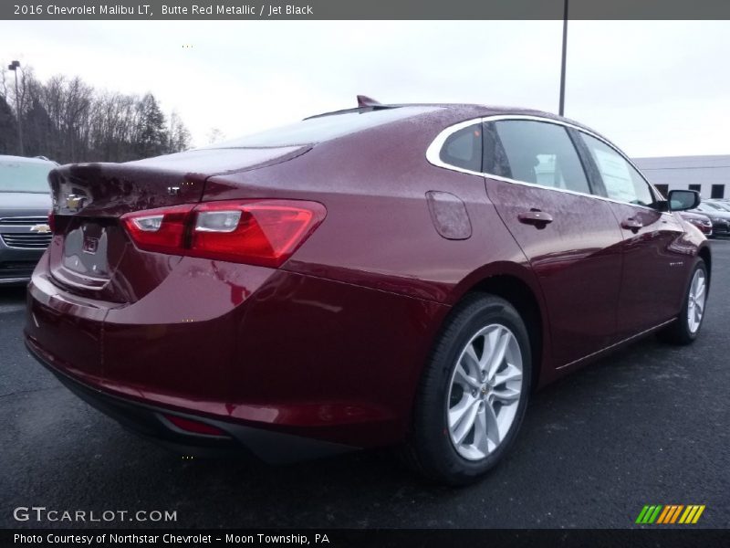 Butte Red Metallic / Jet Black 2016 Chevrolet Malibu LT