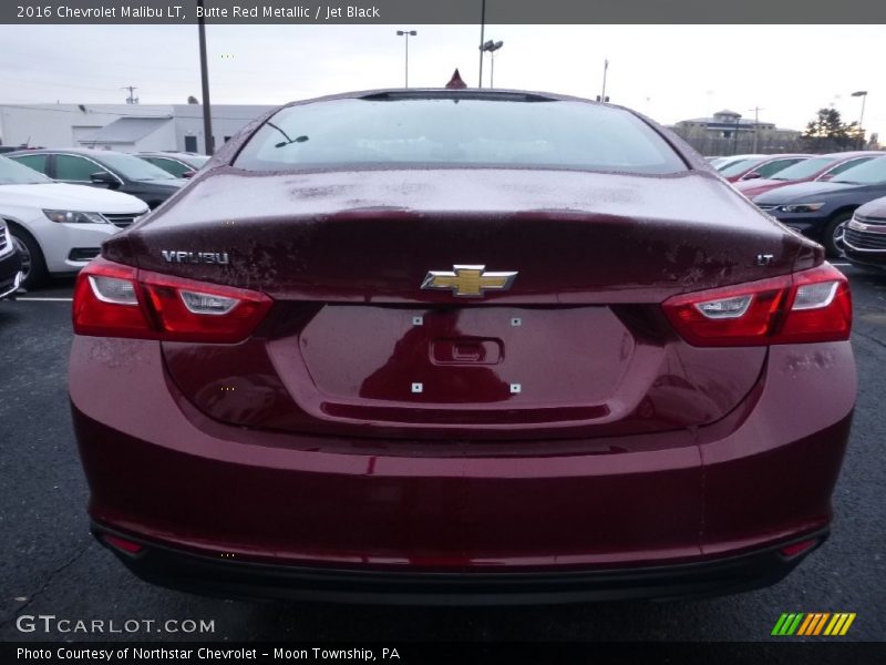 Butte Red Metallic / Jet Black 2016 Chevrolet Malibu LT