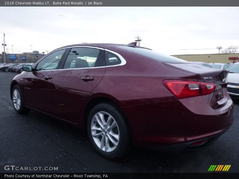 Butte Red Metallic / Jet Black 2016 Chevrolet Malibu LT