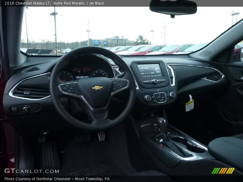 Butte Red Metallic / Jet Black 2016 Chevrolet Malibu LT