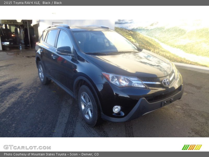Black / Black 2015 Toyota RAV4 XLE