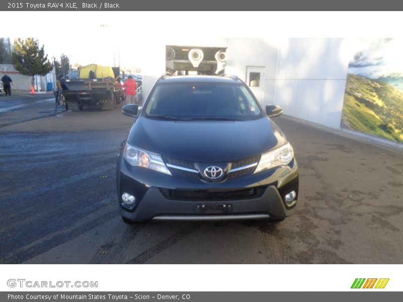 Black / Black 2015 Toyota RAV4 XLE